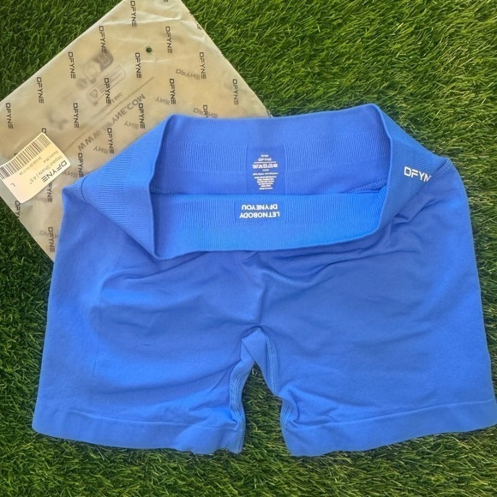 Dfyne impact shorts 4.5" electric blue large - Picture 3 of 5